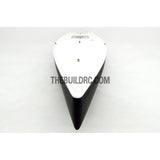 30" RC Carbon Fiber E Class Yacht Sailing Boat Hull - Black / White