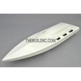 26" RC EP Deep-Vee IMPLUSE Epoxy Fiberglass Anti-Turnover Mono Racing Boat Hull - White