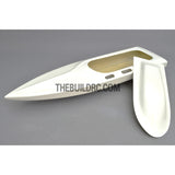 26" RC EP Deep-Vee IMPLUSE Epoxy Fiberglass Anti-Turnover Mono Racing Boat Hull - White