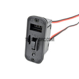 L45 ????? W17 ????? H22mm  Futaba Power Switch with LED Indicator (3 plug)