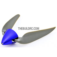 9 X 5" Folding Propeller with 30mm Aluminum Spinner ??3.17mm Hub