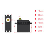 Eurgle 16g???1.7kg.cm 6sec/60?? All Metal Gear S.BUS Programmable Servo (Futaba Compatible)