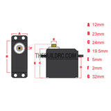 Eurgle 16g???2.0kg.cm 0.10sec/60?? All Metal Gear High Voltage Digital Servo