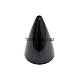 3" / 76.2mm Bullet Shape Carbon Fiber Spinner with Backplate (Sharp)