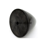 3.5" / 88.9mm Bullet Shape Carbon Fiber Spinner with Backplate (Round)