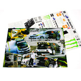 1/10 RC Car Monster Energy Ken Block DRIFT Self Adhesive Body Decals