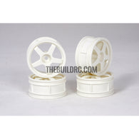 1/10 RC Car Sporty Wheel Set (White)