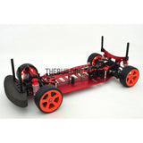 1/10 RC EP XR 4WD On-Road Belt Drive Racing Car Aluminum Chassis - Red