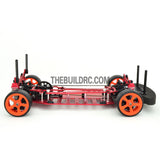 1/10 RC EP XR 4WD On-Road Belt Drive Racing Car Aluminum Chassis - Red