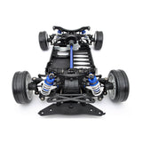 1/10 RC YKM Type C EP Shaft Drive Drift Car Chassis Kit - Blue