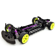 1/10 RC YKM Type C SD EP Shaft Drive Drift Car Assembled Chassis - Purple