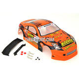 1/18 Nissan Fairlady Analog Painted RC Car Body With Rear Spoiler (Orange)