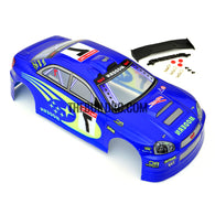 1/18 Subaru Impreza Analog Painted RC Car Body With Rear Spoiler (Blue)