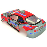 1/18 Nissan Skyline Analog Painted RC Car Body with Rear Spoiler (Red)