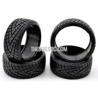 1/10 RC Car X-PATTERN RADIAL 26mm D-COMPOUND DRIFT Tyres / Tires (4pcs)