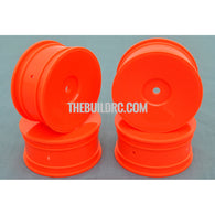 1/10 RC Racing Car Aero-Dish Wheel 26mm (4pcs) - Orange