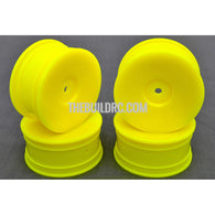 1/10 RC Racing Car Aero-Dish Wheel 26mm (4pcs) - Yellow