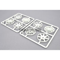 1/10 RC Car Wheel Spoke Set (White)