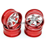 1/10 RC Car 6 Spoke 12mm Offset  26mm Alloy CNC Sports Wheel Rim (4pcs)