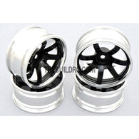 1/10 RC Car 7 Spoke 6mm Offset  26mm Alloy CNC Sports Wheel Rim (4pcs)