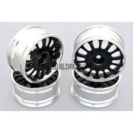 1/10 RC Car 14 Spoke 0mm Offset  26mm Alloy CNC Sports Wheel Rim (4pcs)