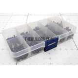 RC 2.0mm Hex Flat & Dome Head Screw Set with Plastic Container / Tool Box