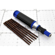 Ultra Durable  6-In-1 Hex Screw Driver - Blue