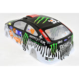 1/10 Ford Focus 2011 Monster Energy Gymkhana legend Ken Block Version Hatchback PVC Analog Painted RC Car Body