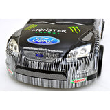 1/10 Ford Focus 185mm PC Finished RC Car Body with Decal / Spoiler / Light Box - Straightline Pattern