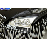 1/10 Ford Focus 185mm PC Finished RC Car Body with Decal / Spoiler / Light Box - Straightline Pattern