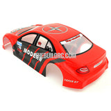 1/18 AMC Painted RC Car Body With Rear Spoiler (Red)