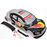 1/18 Audi Painted RC Car Body With Rear Spoiler (Black)