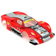 1/18 LOTUS Analog Painted RC Car Body With Rear Spoiler (Red)