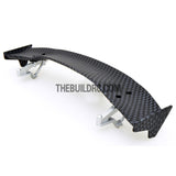 1/10 RC Racing Car 186x32mm Carbon Fiber Pattern GT Wing Rear Spoiler with Stand