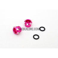 RC Car 5mm LED Light Bulb CNC Cover Protector - Pink