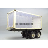 20ft 2-Axle Container Trailer Kit for 1/14 RC Freightliner Cascadia Evolution Truck