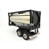 20ft CNC Alloy Oil Tank for 1/14 RC Freightliner Cascadia Evolution Truck