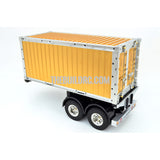 20ft CNC Alloy Container for 1/14 RC Freightliner Cascadia Evolution Truck (Pre-assembled)