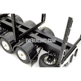 3-axle Stanchion Trailer for 1/14 RC Freightliner Cascadia Evolution Truck