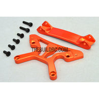 KM HPI Baja 5B 5T SS-Alloy Front Shock Tower & Brace Combo - Orange