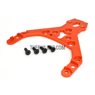 KM HPI Baja 5B 5T SS-Alloy Front upper Plate (Orange) 6mm thick