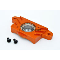 KM HPI Baja 5B 5T SS-Alloy Spur Gear Mount Set - Orange