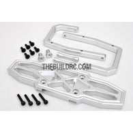 KM HPI Baja 5B 5T SS-Alloy Rear Bumper Set