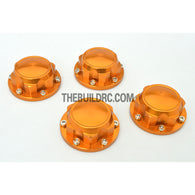 KM HPI Baja 5B 5T SS- Alloy Hub Nuts set - Orange