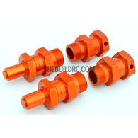 KM HPI Baja 5B 5T SS-Alloy FRONT Axel Extender - Orange