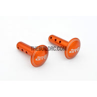 KM HPI Baja 5B 5T SS-Alloy Rear Spoiler Stand / Mount - Orange