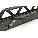 KM HPI Baja 5B 5T 5SC SS-Alloy Main Chassis Plate - Gunmetal Grey