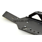 KM HPI Baja 5B 5T 5SC SS-Alloy Main Chassis Plate - Gunmetal Grey