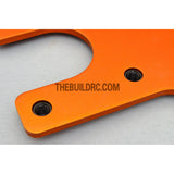 KM HPI Baja 5B 5T 5SC SS-Alloy Rear Chassis Plate - Orange