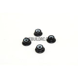 [dicountinue]1/10 RC Car 4mm Alloy Anti-Loose Wheel Rim Lock Nut 4pcs - Black